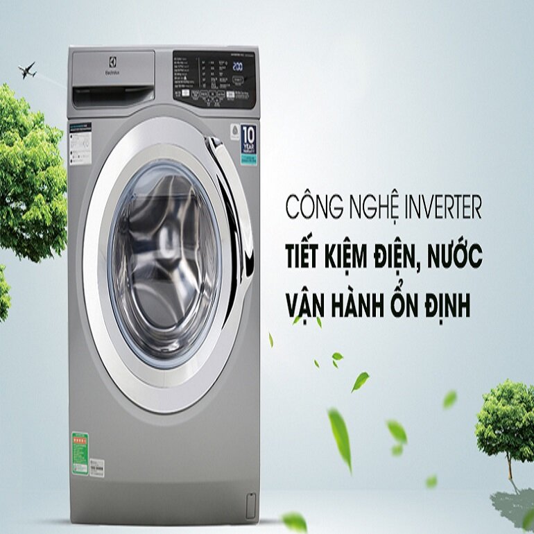 dòng sản phẩm máy giặt Electrolux 9kg EWF9024BDWA hiện đại 