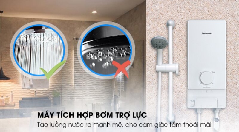 Đánh giá máy nước nóng trực tiếp Panasonic DH-4MS1VW: Làm nóng nhanh, có kháng khuẩn Ag+!