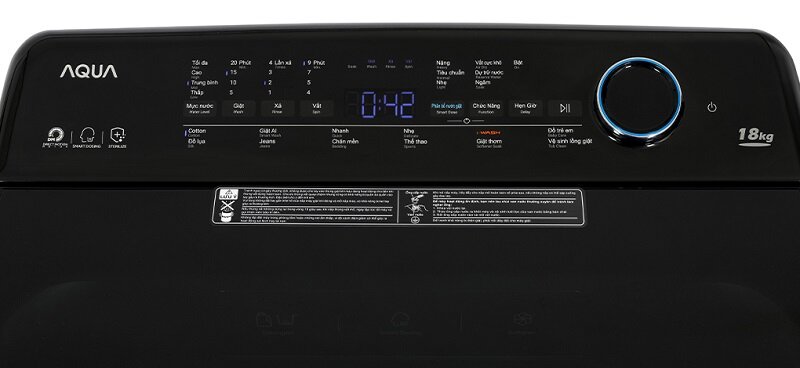 Máy giặt Aqua Inverter 18 kg AQW-DR180UHT PS: Khối lượng giặt