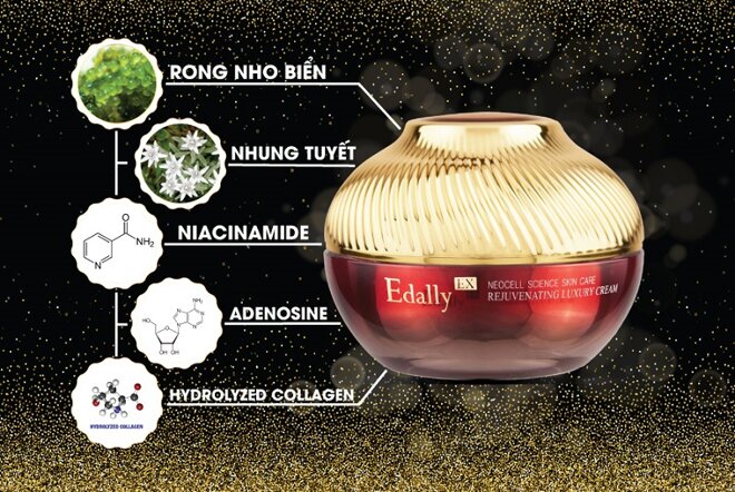 Edally Ex Rejuvenating Luxury Cream And Rejuvenating Ampoule có khả năng chống lão hóa da hiệu quả