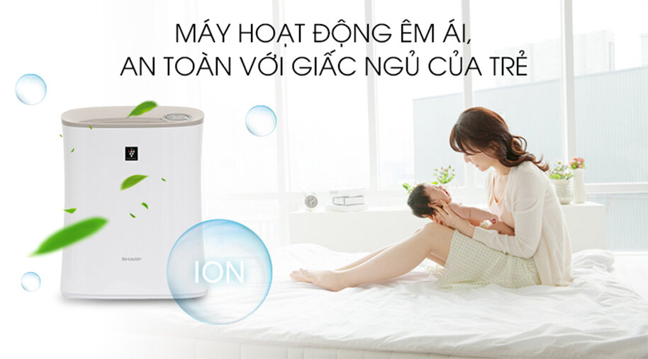 Máy lọc không khí Sharp FP-F30E-C không ồn đem tới giấc ngủ sâu cho người dùng