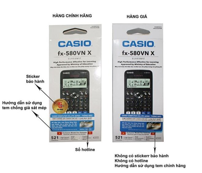 Máy tính Casio fx 580VNX 