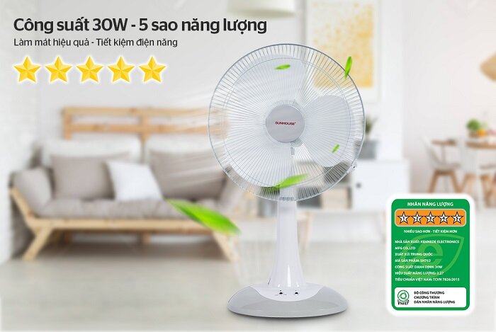 Quạt tích điện Sunhouse SH762 giá bao nhiêu? Phù hợp với ai?