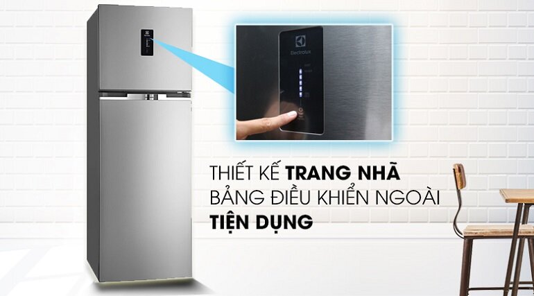Tủ lạnh Electrolux sở hữu thiết kế trang nhã, hiện đại