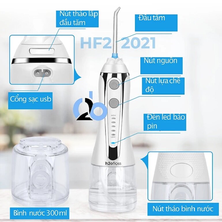 Tăm nước H2ofloss HF-2 phiên bản nâng cấp - Giá tham khảo: 734.000 vnd