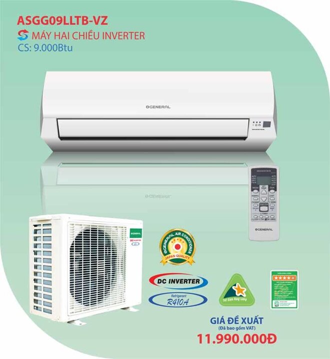 Điều hòa General 9000btu