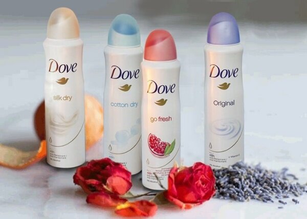 xịt khử mùi Dove