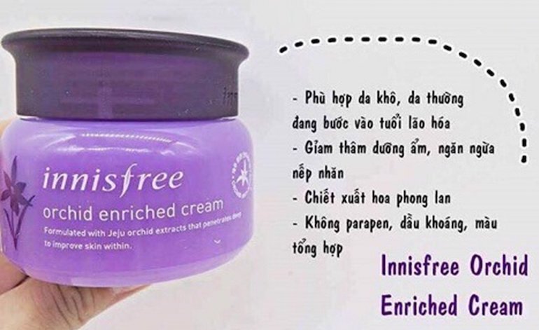 Kem dưỡng ẩm Innisfree Jeju Orchid Enriched