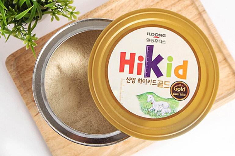 Sữa Hikid dê của Hàn có màu gì ?