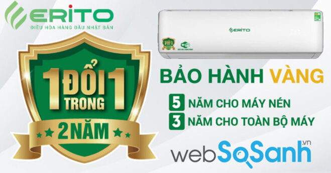 Điểm mặt tất cả các dòng máy lạnh – điều hòa Erito 9000btu 1 chiều và 2 chiều mới ra mắt thị trường