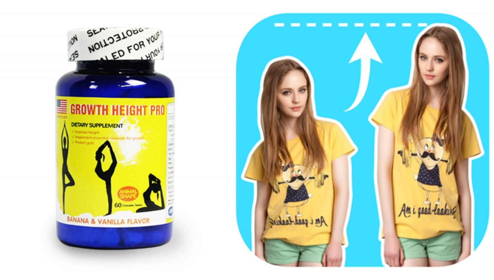 Thực phẩm chức năng Growth Height Pro bổ sung dinh dưỡng hỗ trợ phát triển chiều cao an toàn