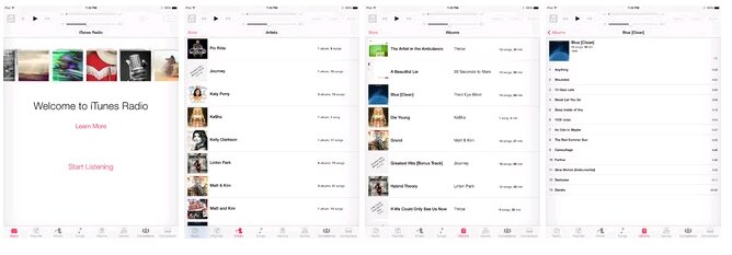 Music player trên iPad mini 2
