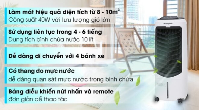 quạt điều hòa honeywell tc10pe