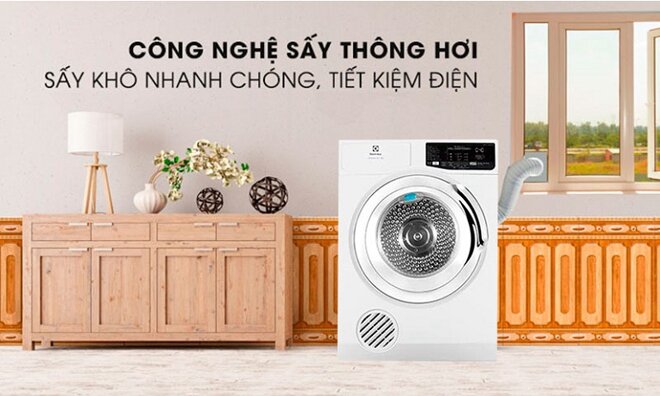 Máy sấy quần áo Electrolux EDS805KQWA