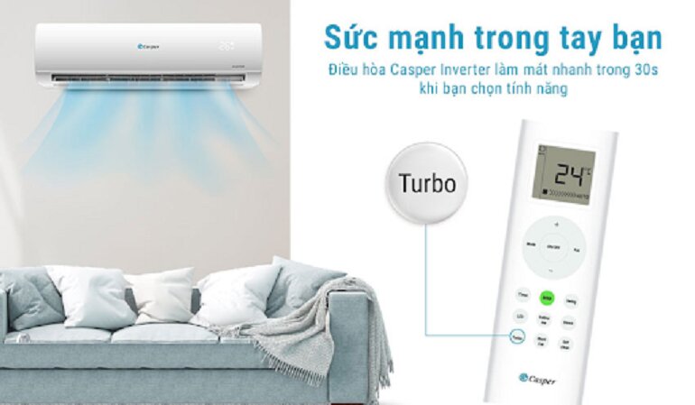 6 mẫu điều hòa Casper inverter 1 chiều phù hợp cho phòng dưới 20m2 