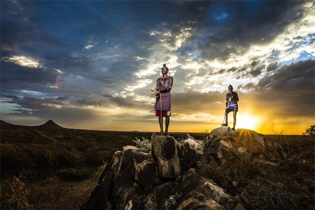 “Observer”. Hamer tribe shepherds observing the area in Omo Valley. Photo location: Ethiopia. (Photo and caption by Goran Jovic/National Geographic Photo Contest)