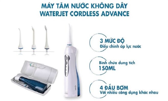 Máy tăm nước không dây Waterjet Cordless Advanced WJ-500 - Giá tham khảo: 1.999.000 vnd