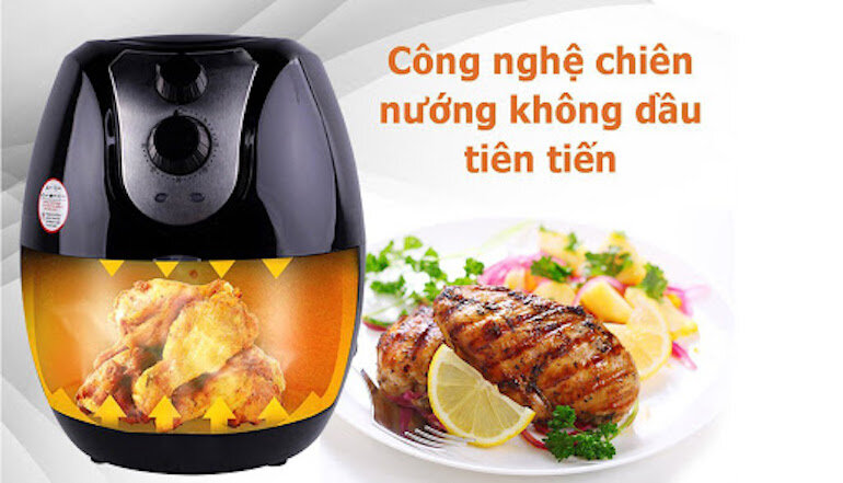 Nguyên lý hoạt động nồi chiên không dầu