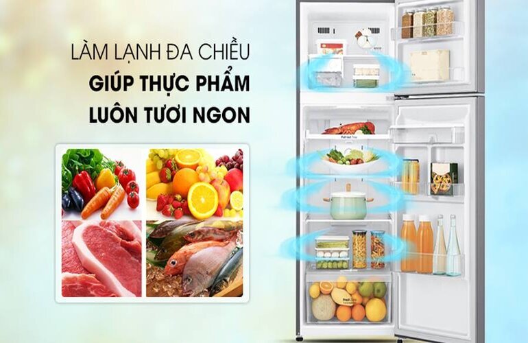 Công nghệ Door Cooling bảo quản thực phẩm tươi ngon