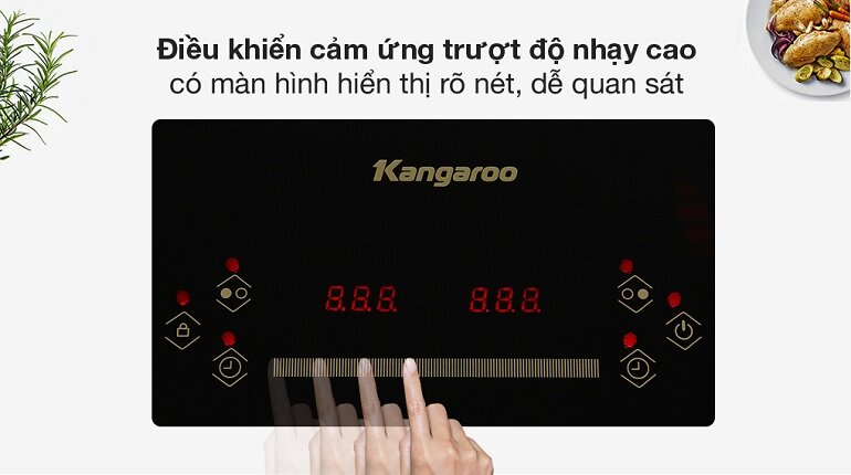 Bếp từ âm 2 vùng nấu Kangaroo KG851i