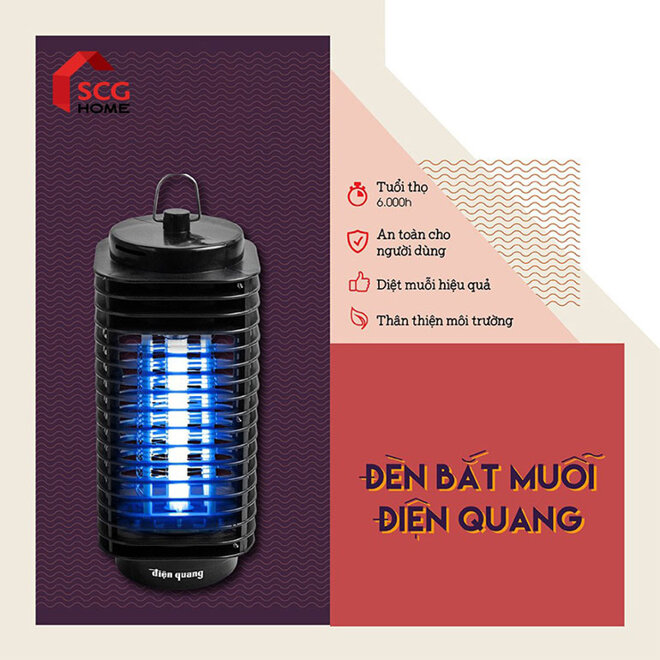 Đèn bắt muỗi Điện Quang