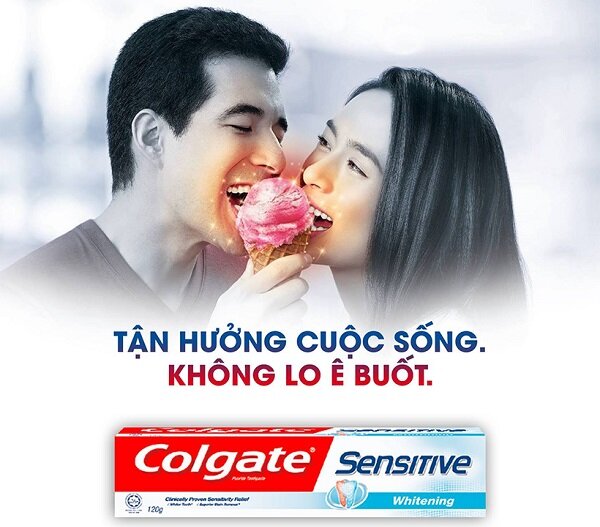 kem đánh răng giảm ê buốt Colgate Sensitive