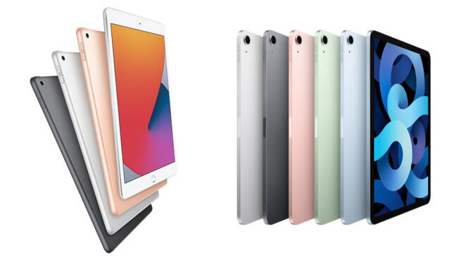 Bộ đôi iPad 8 và iPad Air 4 – Đâu là sự khác biệt?