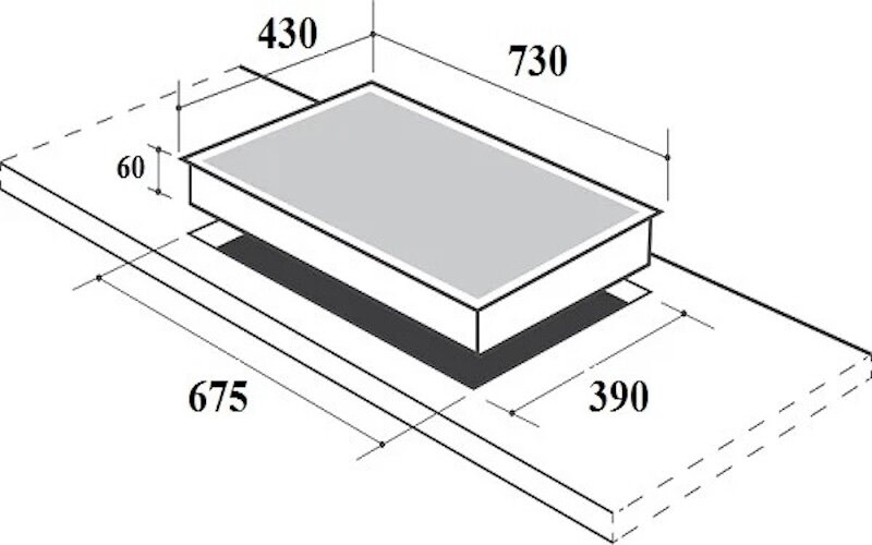 Bếp từ âm 2 vùng nấu Canzy CZ-ML757I sự lựa chọn tuyệt vời cho gia đình