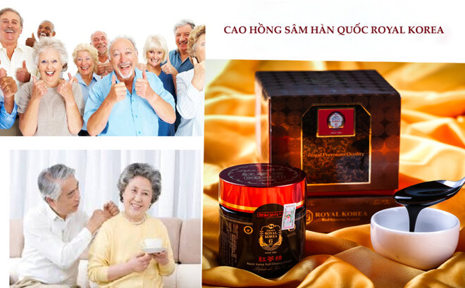 Người già dùng hồng sâm Hàn Quốc để có sức khỏe dẻo dai