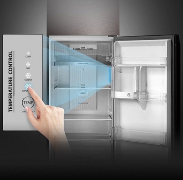 Hướng dẫn sử dụng các loại tủ lạnh Toshiba 2021 lấy nước ngoài, ngăn đá trên