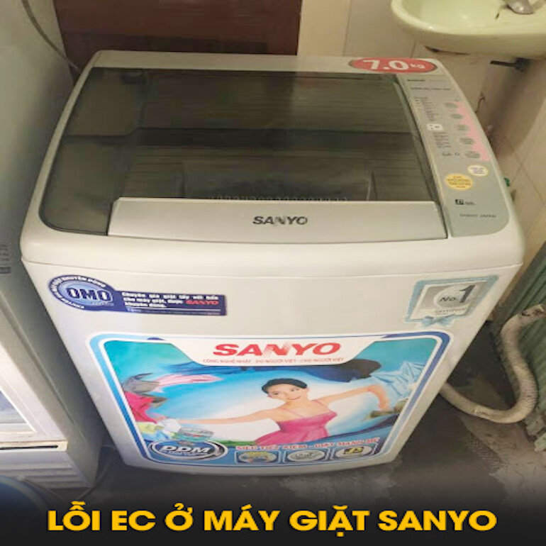 Những lưu ý khi tự sửa máy giặt Sanyo báo lỗi EC