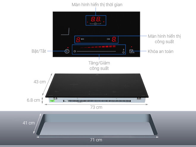 Bếp từ âm Electrolux EHI7325BA