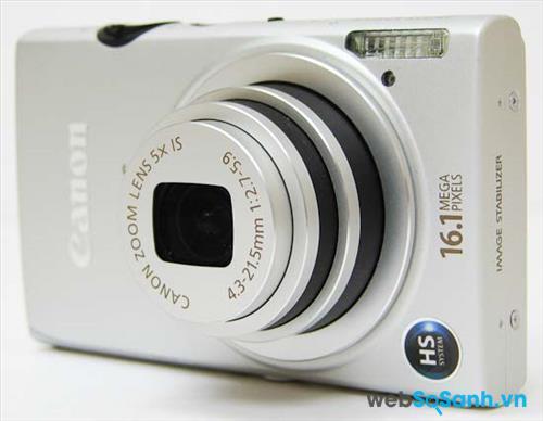 Máy ảnh compact Canon IXUS 125 HS được trang bị cảm biến BSI-CMOS kích thước 1 / 2.3 