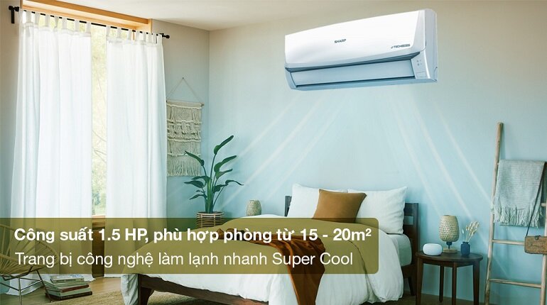 Điều hòa Sharp Inverter 1.5 HP AH-X13ZEW