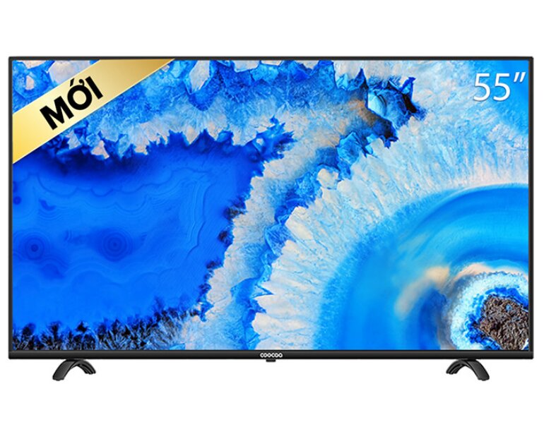 Tivi coocaa 55 inch sở hữu thế mạnh thiết kế hiện đại