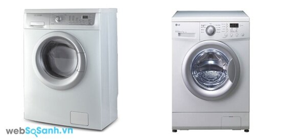 Electrolux EWF8576 và LG WD9900 (nguồn: internet)