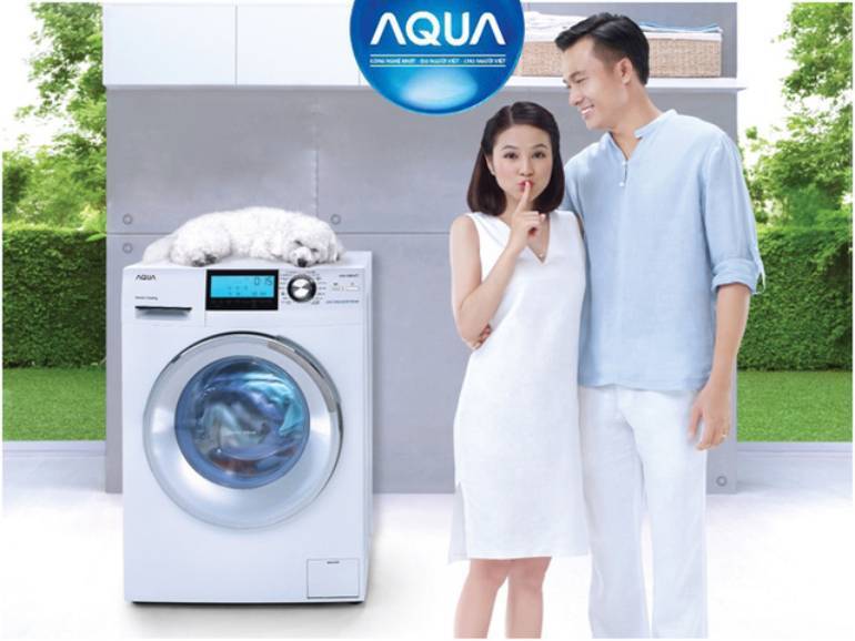 Máy giặt Aqua báo lỗi E1, E2, E4, EA, U4