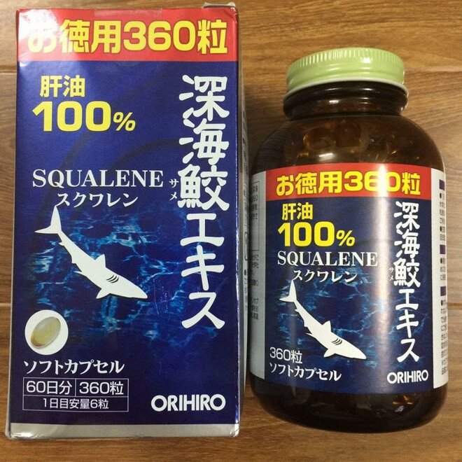 Sụn vi cá mập chữa bệnh về xương khớp của Orihiro Squalene 