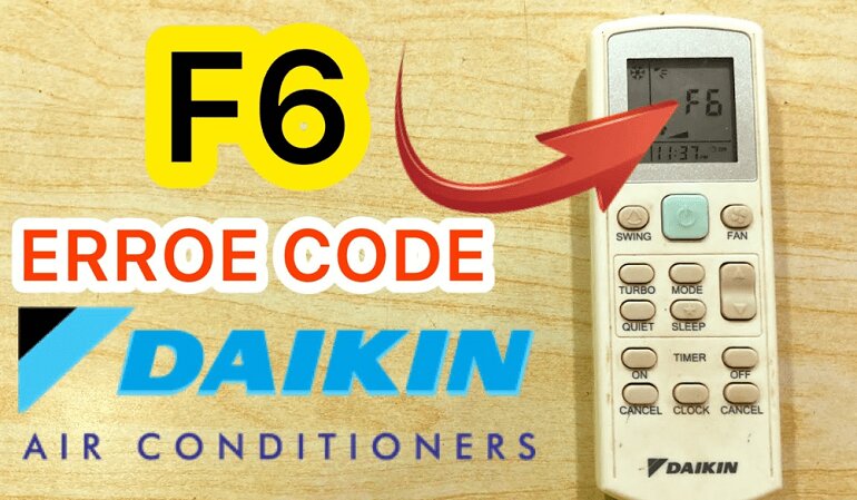 điều hòa Daikin báo lỗi F6