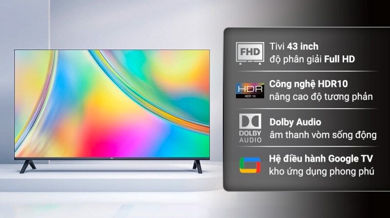 Đánh giá tivi TCL 43S5400 giá rẻ, tiên ích cơ bản đầy đủ
