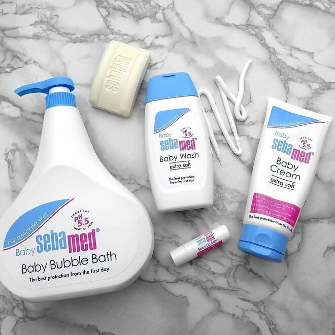 Sữa tắm gội Sebamed Baby Bubble Bath 