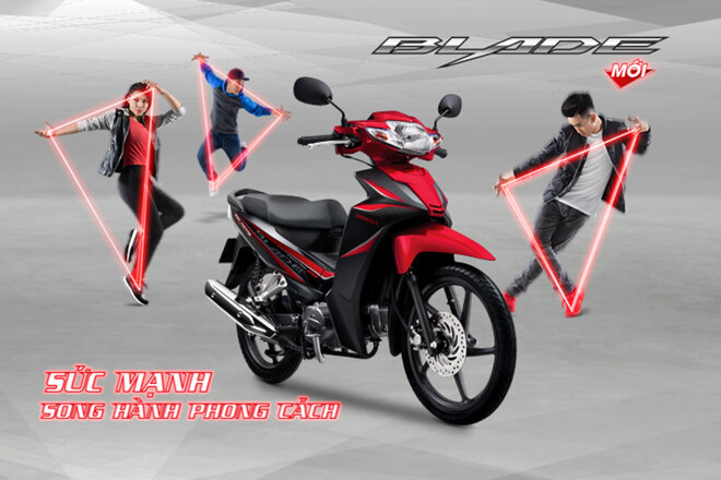 Honda Blade 110 mang đến sự trẻ trung và năng động