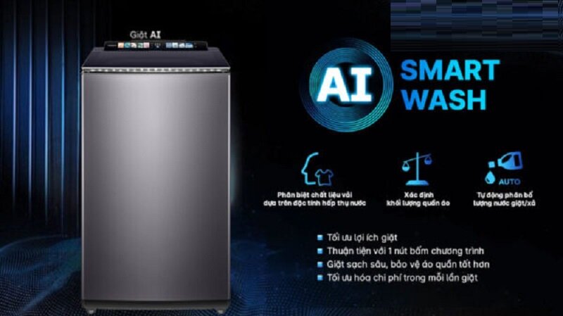 Top 6 lý do nên mua máy giặt Aqua Inverter 12kg AWM12-BSR1K(BU) đời mới 2025