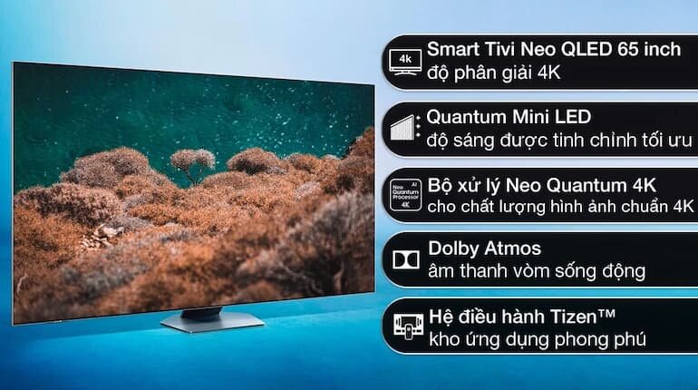 Giá Smart tivi Samsung Neo QLED 4K 65 inch 65QN85B giảm còn 24 triệu đồng có nên mua không?