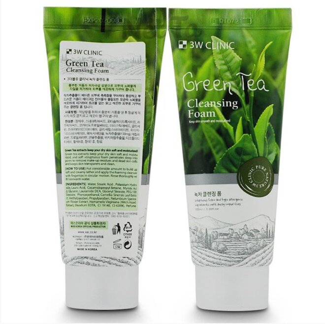 Sữa rửa mặt 3w Clinic Green Tea Cleansing Foam