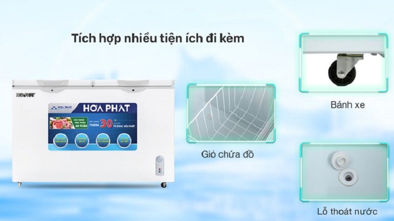 Tủ đông Hòa Phát 300 lít Inverter