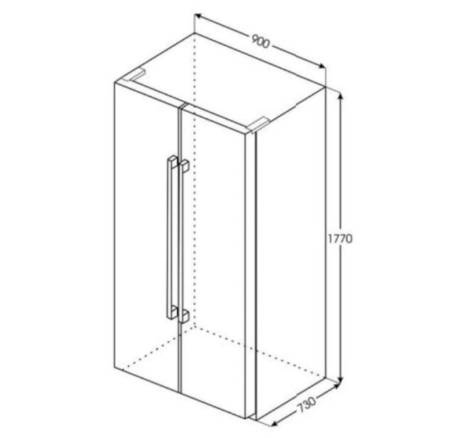 Tủ lạnh Brandt 581 lít BFA1791NA thiết kế đẹp mắt, công nghệ hiện đại