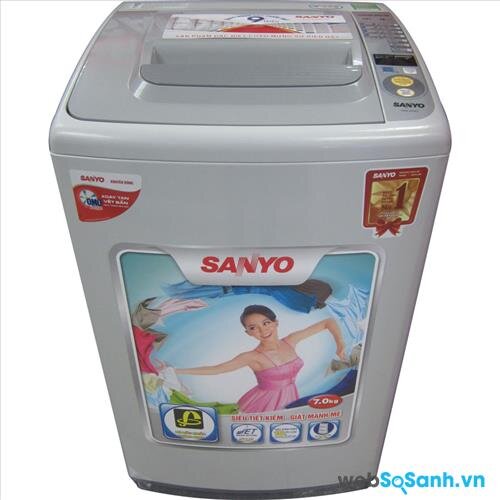 Máy giặt Sanyo có mức giá rẻ và giặt cũng khá sạch