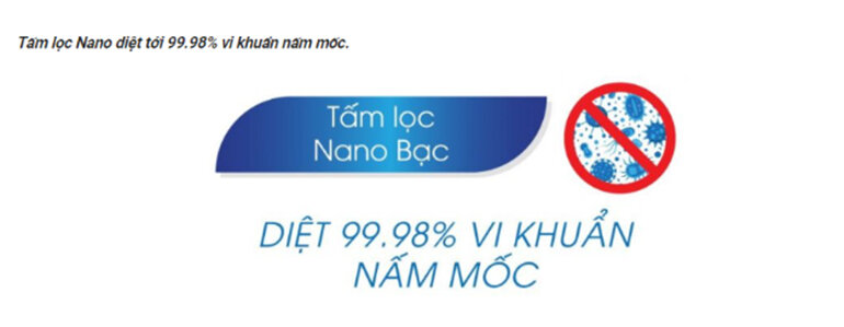 Tấm lọc Nano bạc diệt vi khuẩn và nấm mốc hiệu quả