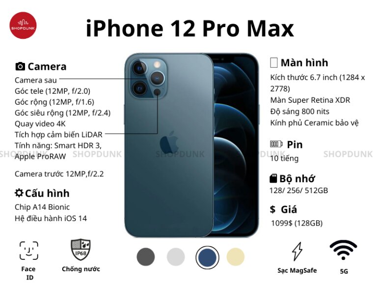 Đánh Giá Cấu Hình Iphone 12 Pro Max: Có Xứng Đáng Với Giá Tiền Không? |  Websosanh.Vn